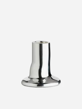 Silverpläterad ljushållare