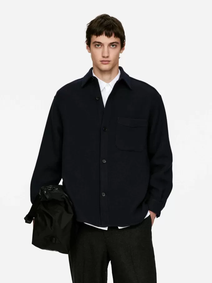 Skjorta i ullblandning Skjorta i ullblandning