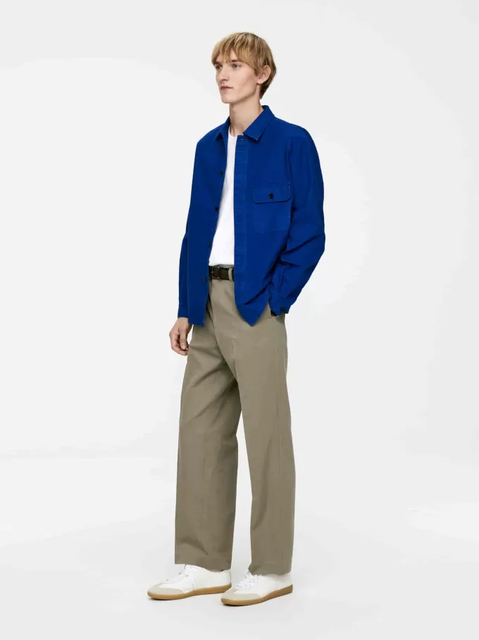 Skräddarsydda byxor med bred passform Skräddarsydda byxor med bred passform