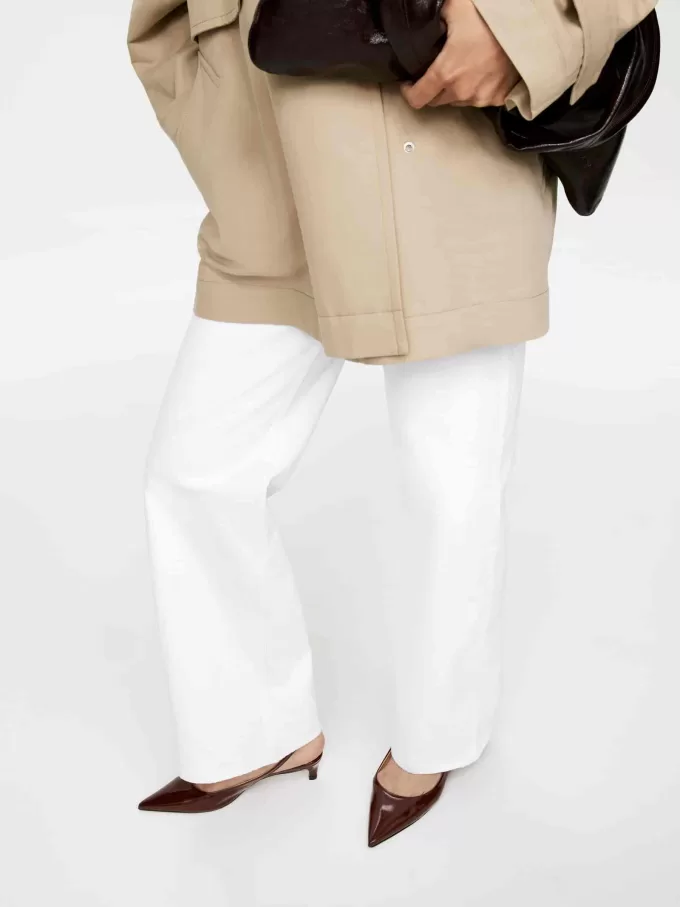 Slingback läderpumpar Slingback läderpumpar