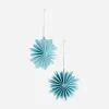 Snowflake Ornaments Set om 2 Snowflake Ornaments Set om 2