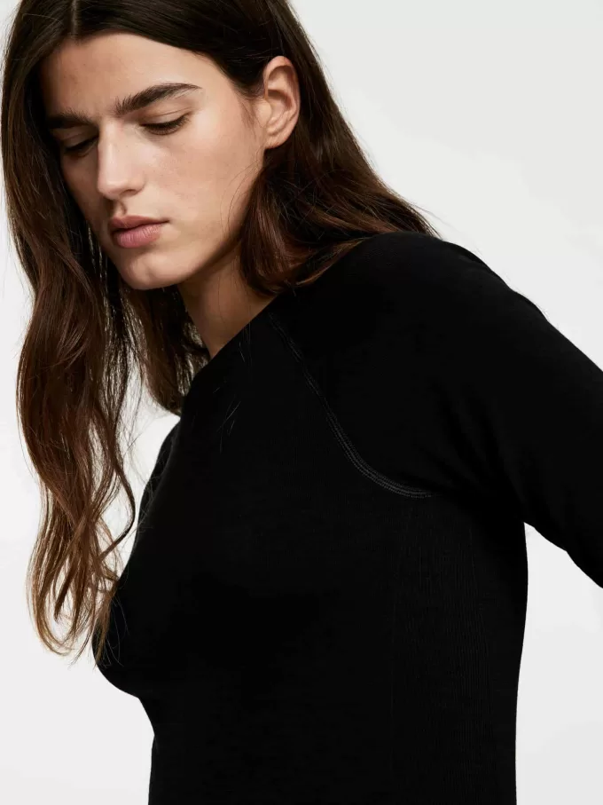 Sömlös topp i ullblandning Sömlös topp i ullblandning