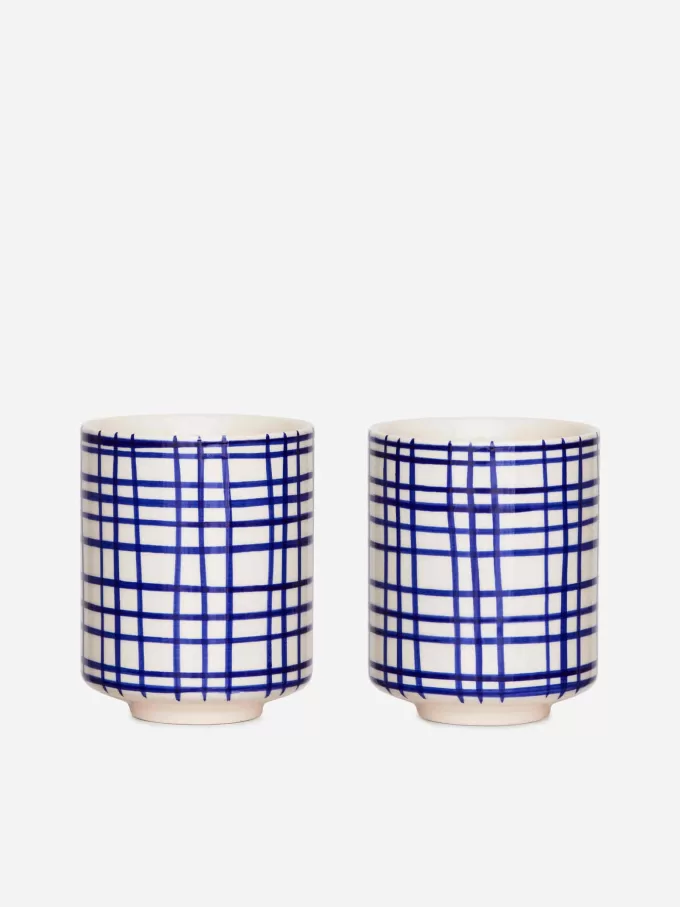 Stengodskoppar set med 2 st Stengodskoppar set med 2 st