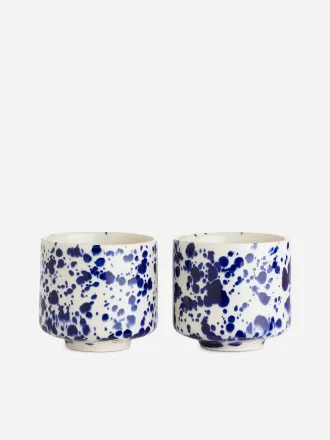 Stengodskoppar set med 2 st