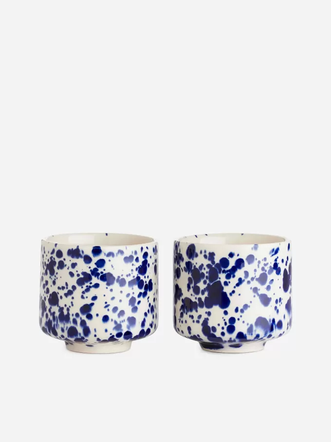 Stengodskoppar set med 2 st Stengodskoppar set med 2 st