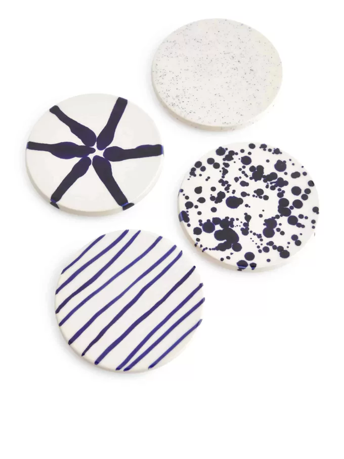 Stengodsunderlägg set om 4 Stengodsunderlägg set om 4