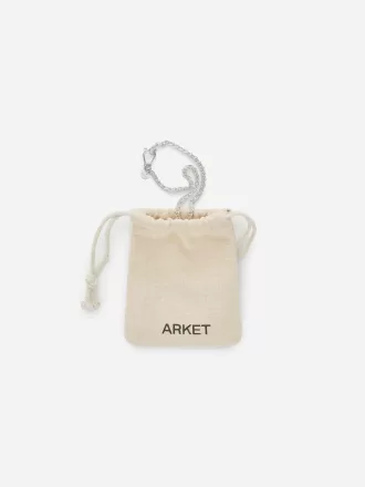 Sterling Silver Wheat Chain Halsband