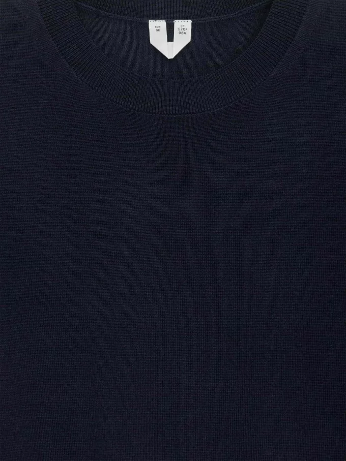 Stickad T-shirt i merinoull