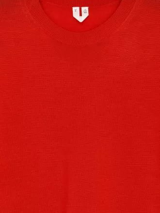 Stickad T-shirt i merinoull Stickad T-shirt i merinoull