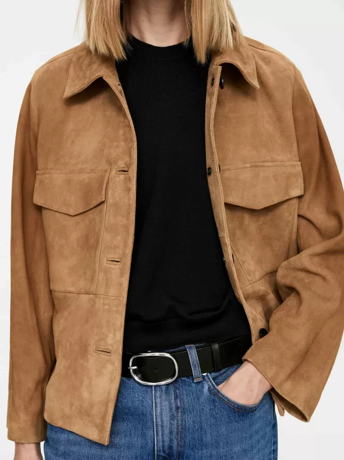 Stickad T-shirt i merinoull