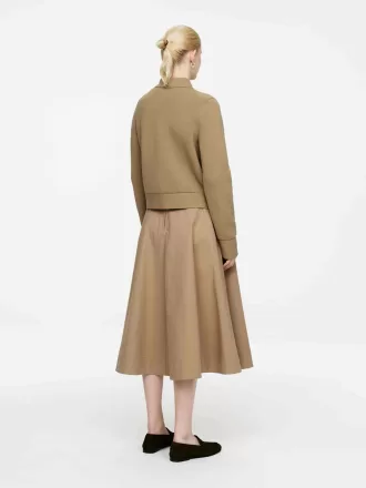 Stickad bomullsjacka Stickad bomullsjacka