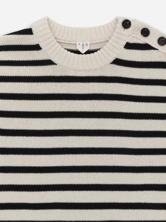 Stickad bomullsklänning Stickad bomullsklänning