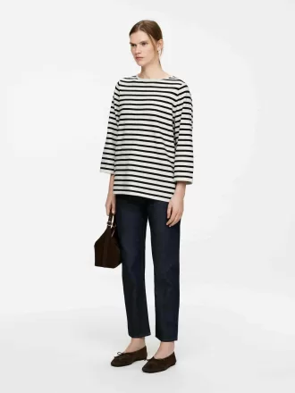 Stickad bomullströja