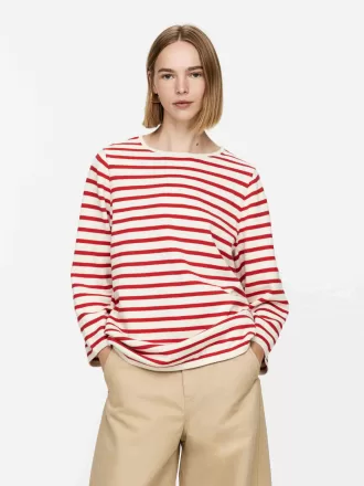 Stickad bomullströja