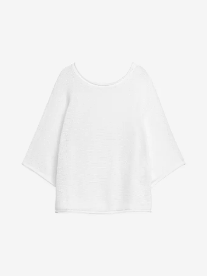 Stickad bomullströja