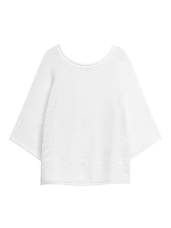 Stickad bomullströja