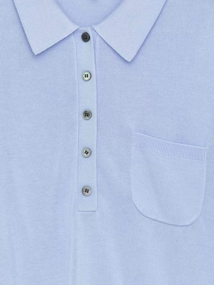 Stickad pikétröja Stickad pikétröja