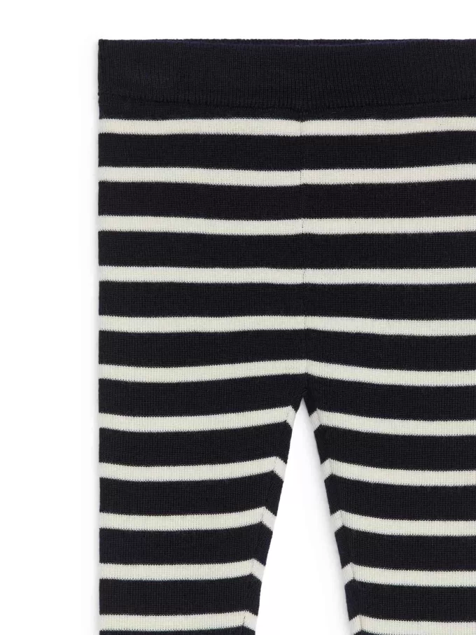 Stickade Merino Leggings