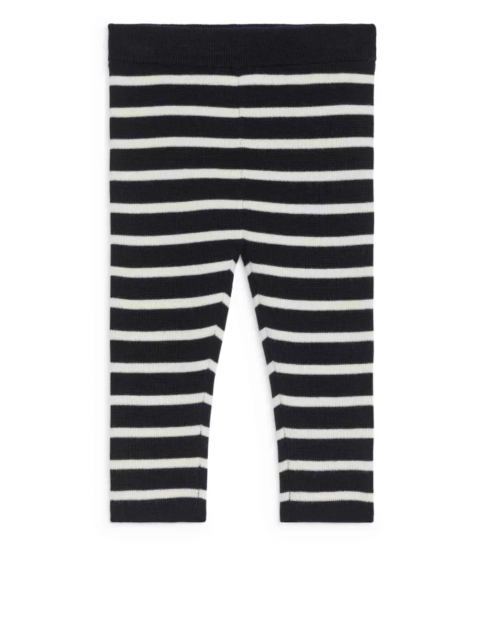 Stickade Merino Leggings