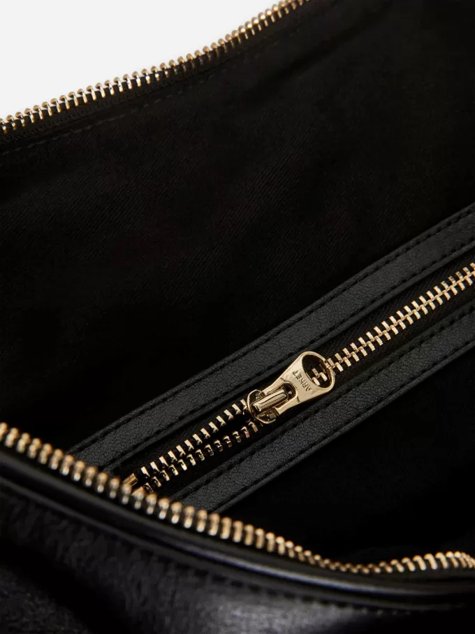 Stor läderhinkväska Stor läderhinkväska