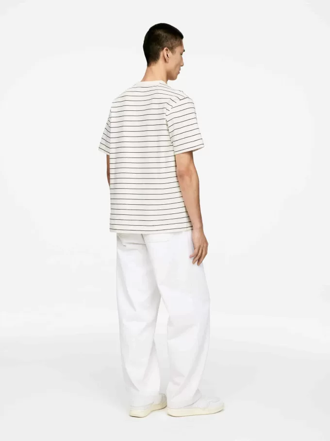 T-shirt i bomullslinne T-shirt i bomullslinne