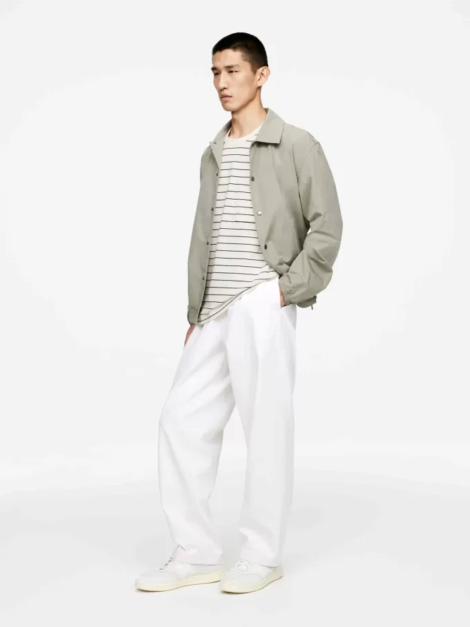 T-shirt i bomullslinne T-shirt i bomullslinne