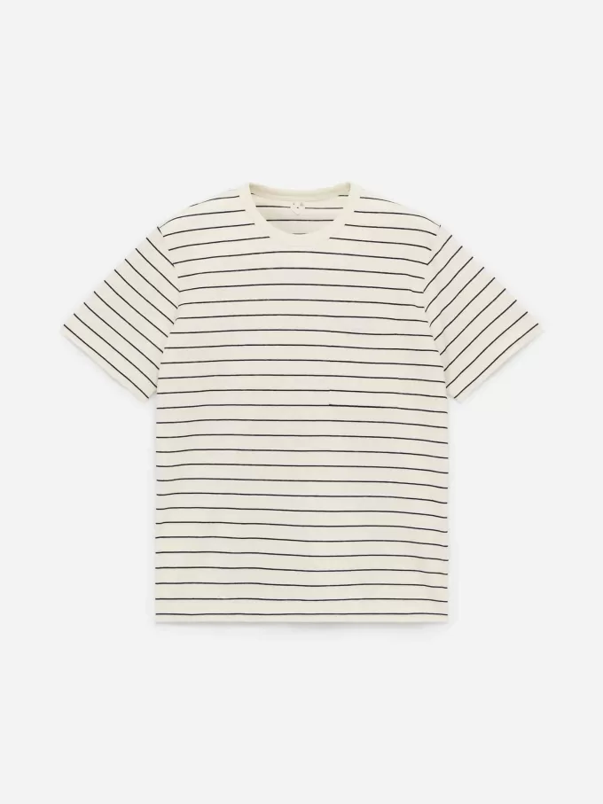 T-shirt i bomullslinne T-shirt i bomullslinne