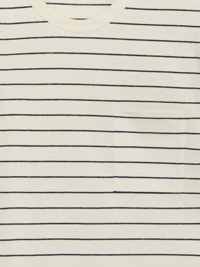 T-shirt i bomullslinne T-shirt i bomullslinne