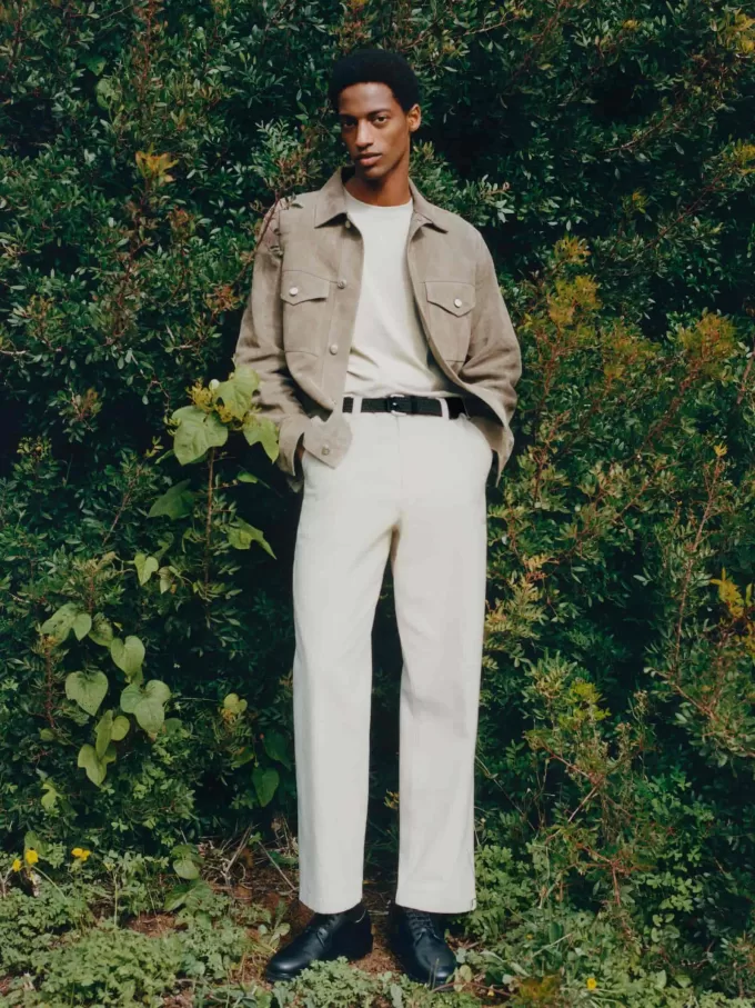 Avslappnade canvasbyxor Avslappnade canvasbyxor