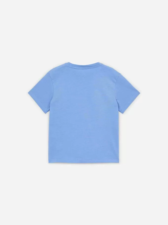 T-shirt med rund hals