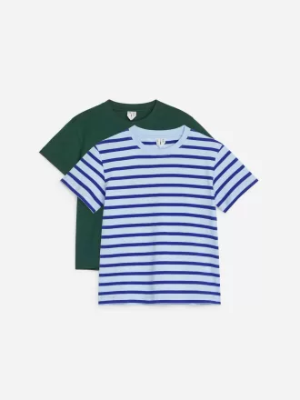 T-shirt med rund hals om 2