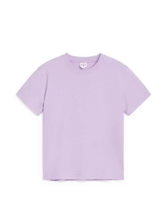 T-shirt med rund hals om 2