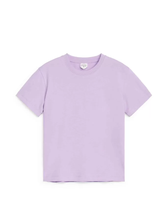 T-shirt med rund hals om 2