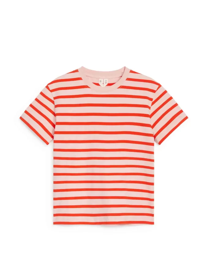 T-shirt med rund hals om 2