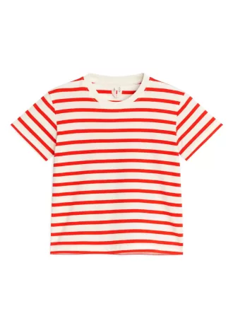 T-shirt med rund hals om 2