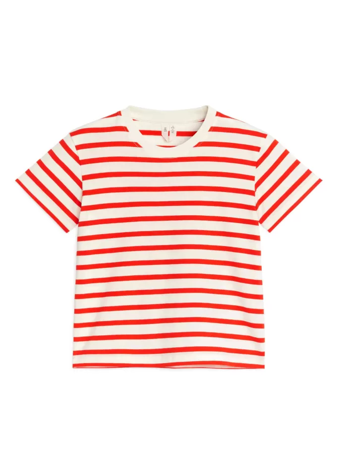 T-shirt med rund hals om 2