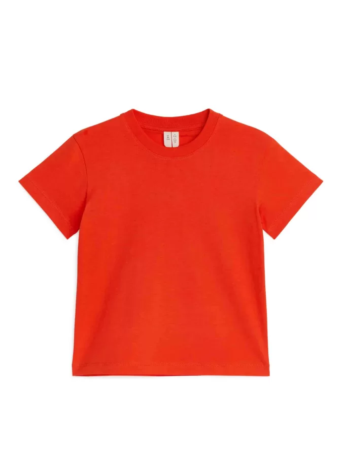 T-shirt med rund hals om 2