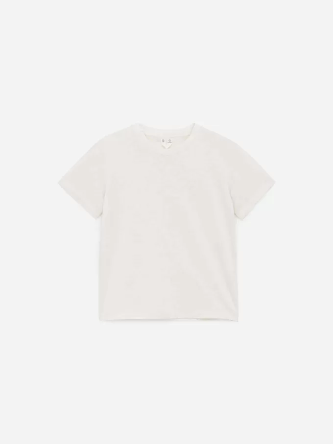 T-shirt med rund hals om 3