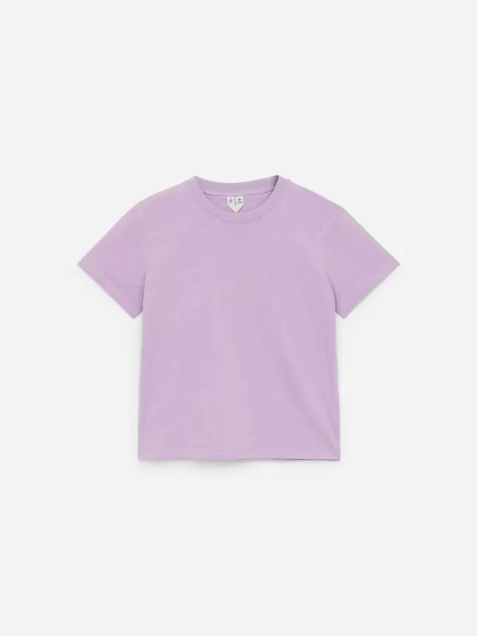 T-shirt med rund hals om 3