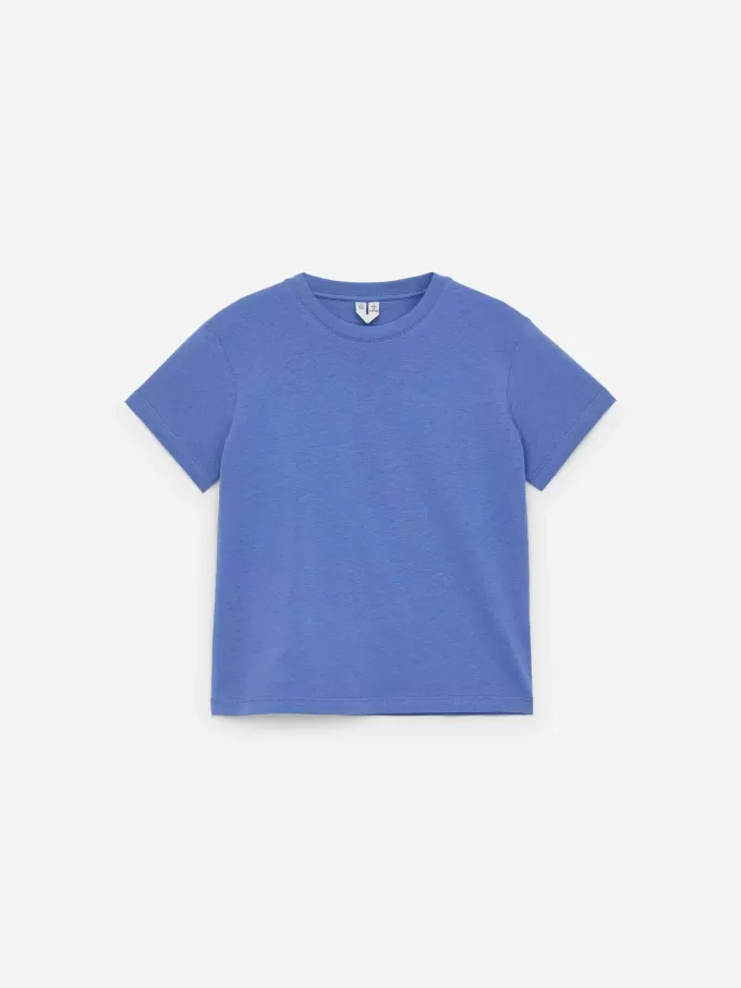 T-shirt med rund hals om 3