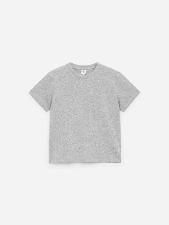 T-shirt med rund hals om 3