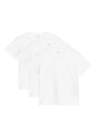 T-shirt med rund hals om 3