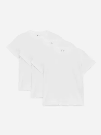 T-shirt med rund hals om 3