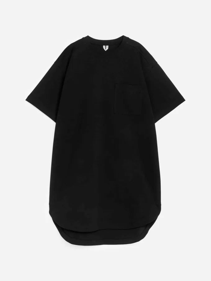 T-shirtklänning i bomull T-shirtklänning i bomull