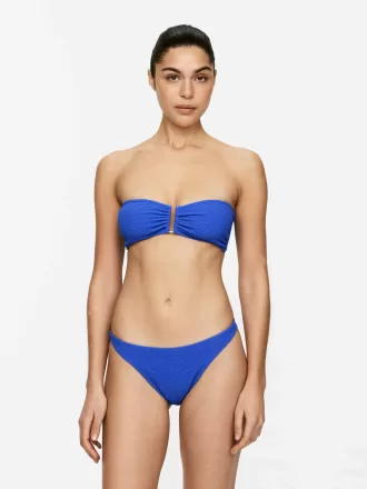 Texturerad Bandeau Bikinitopp