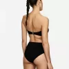 Texturerad Bandeau Bikinitopp Texturerad Bandeau Bikinitopp