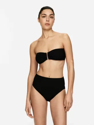 Texturerad Bandeau Bikinitopp