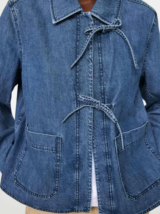 Tie-Band Denim Overshirt Tie-Band Denim Overshirt