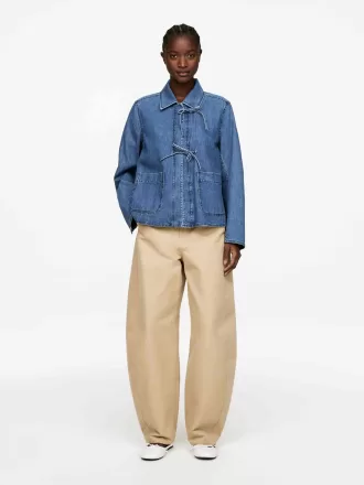 Tie-Band Denim Overshirt Tie-Band Denim Overshirt