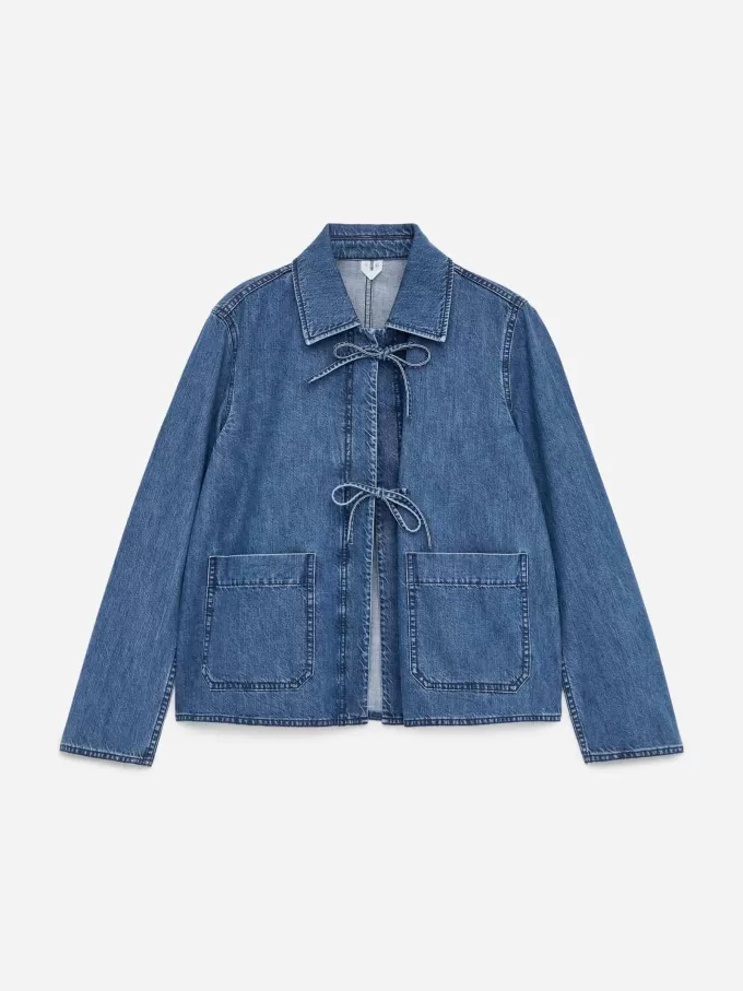 Tie-Band Denim Overshirt Tie-Band Denim Overshirt